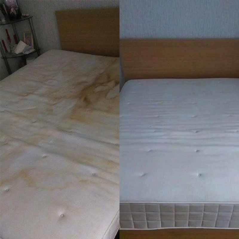 Удаление пятен и запахов с матраса в частном доме